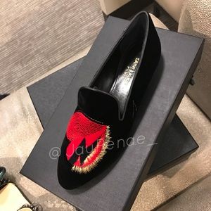 NWT Saint Laurent Slipper “Smoking 05 LOVE”